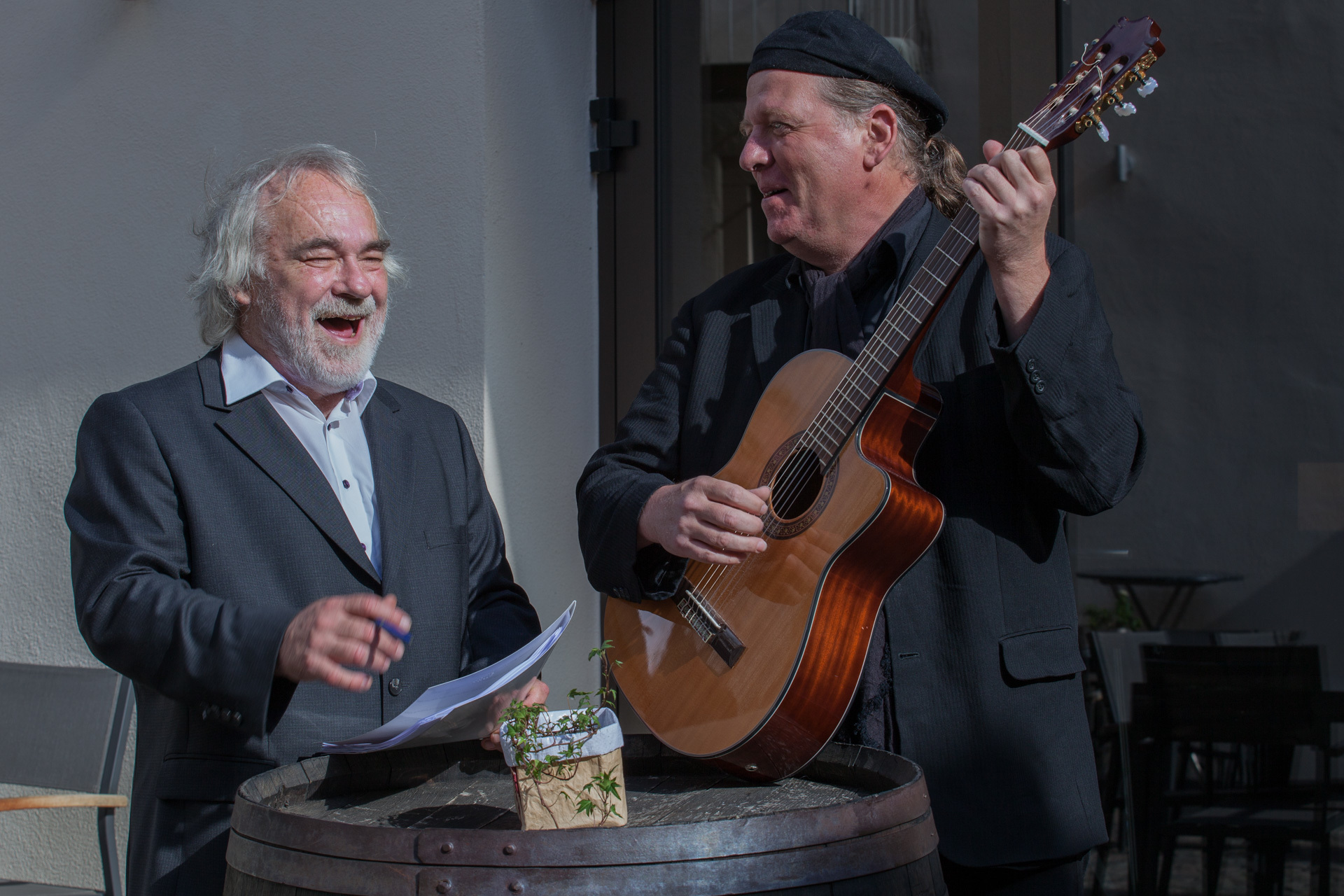 Werner Köhler und Uwe Grau erzählen „Pop-Geschichten“.