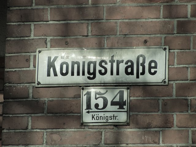 eine Adresse ohne Worte