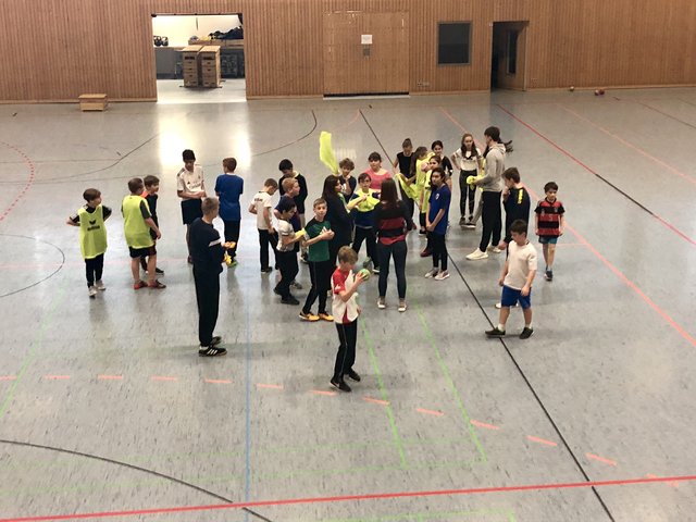 In der Handballhalle wurde fleißig trainiert | Foto: Foto: RNL