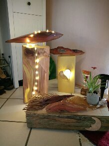 Auch hochwertige dekorative Kunst aus Holz wird in Seebach zu sehen sein. Foto: privat