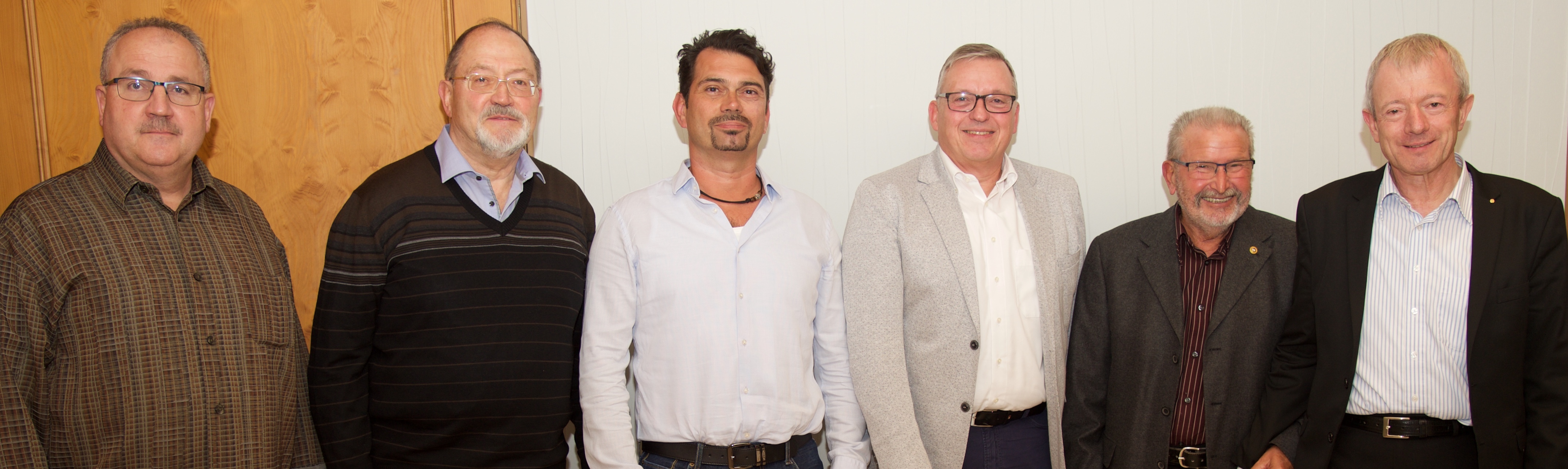 (vlnr):Helmut Piesch, Sfr. Erhard Frey, Thomas Er, Uwe Wöhlert, Manfred Mildau und Wolfgang Dreher