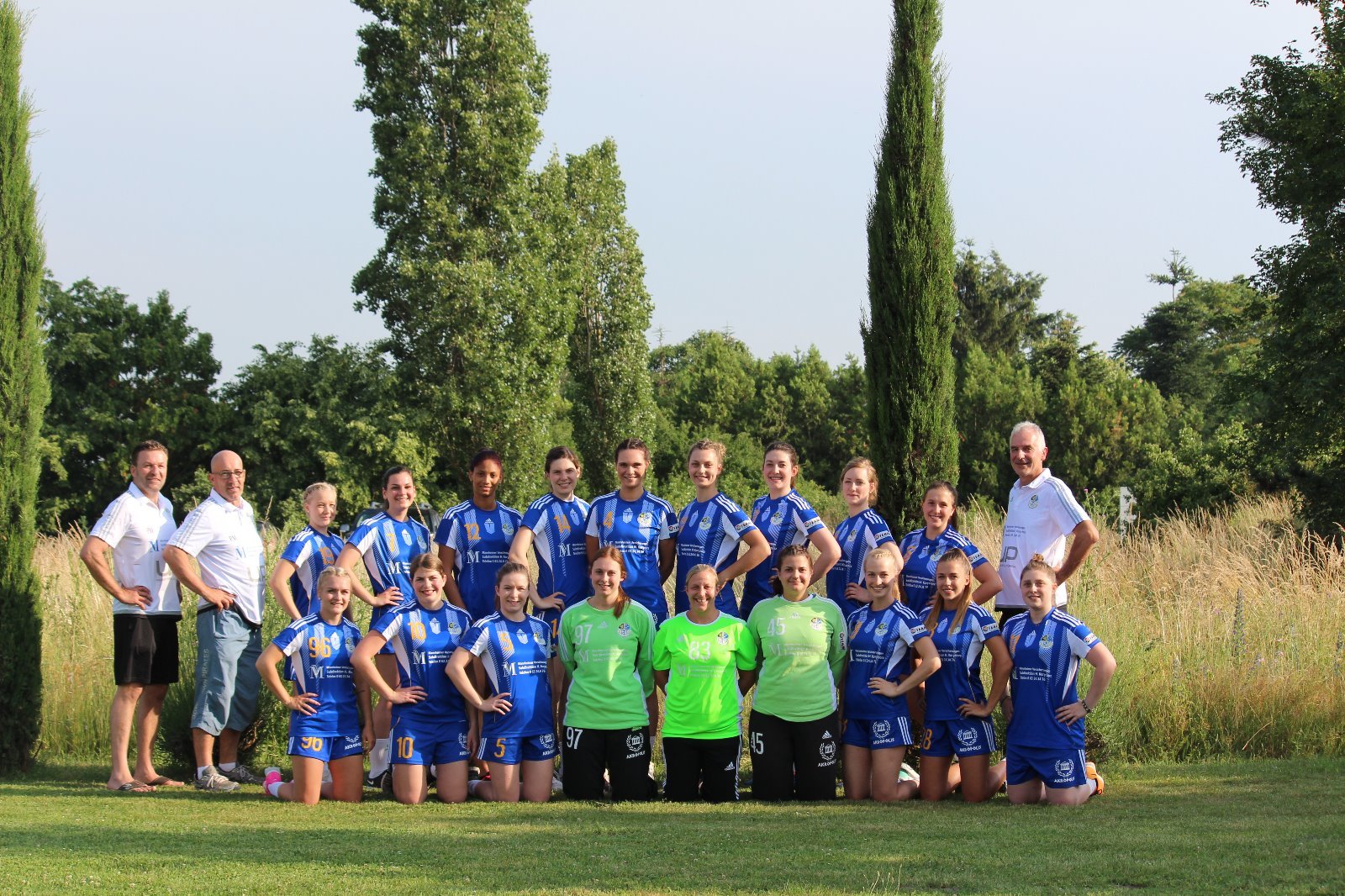 Mannschaftsfoto von oben links: Peter Wingerter (Co-Trainer), Peter Motz (Trainer), Jana Laubender, Lea Gärtner, Karina Santana, Isabell Spieß, Jessica Glaser, Leonie Schneider, Julia Spieß, Lydia Bachtler, Imke Paul, Bruno Spieß (Torwarttrainer)
Von unten links: Katharina Schmitt, Sophie Rohe, Lena Motz, Selina Henrich, Carina Nessel, Veronica Modzinski, Svenja Ziegler, Lisa Motz, Leonie Kripp