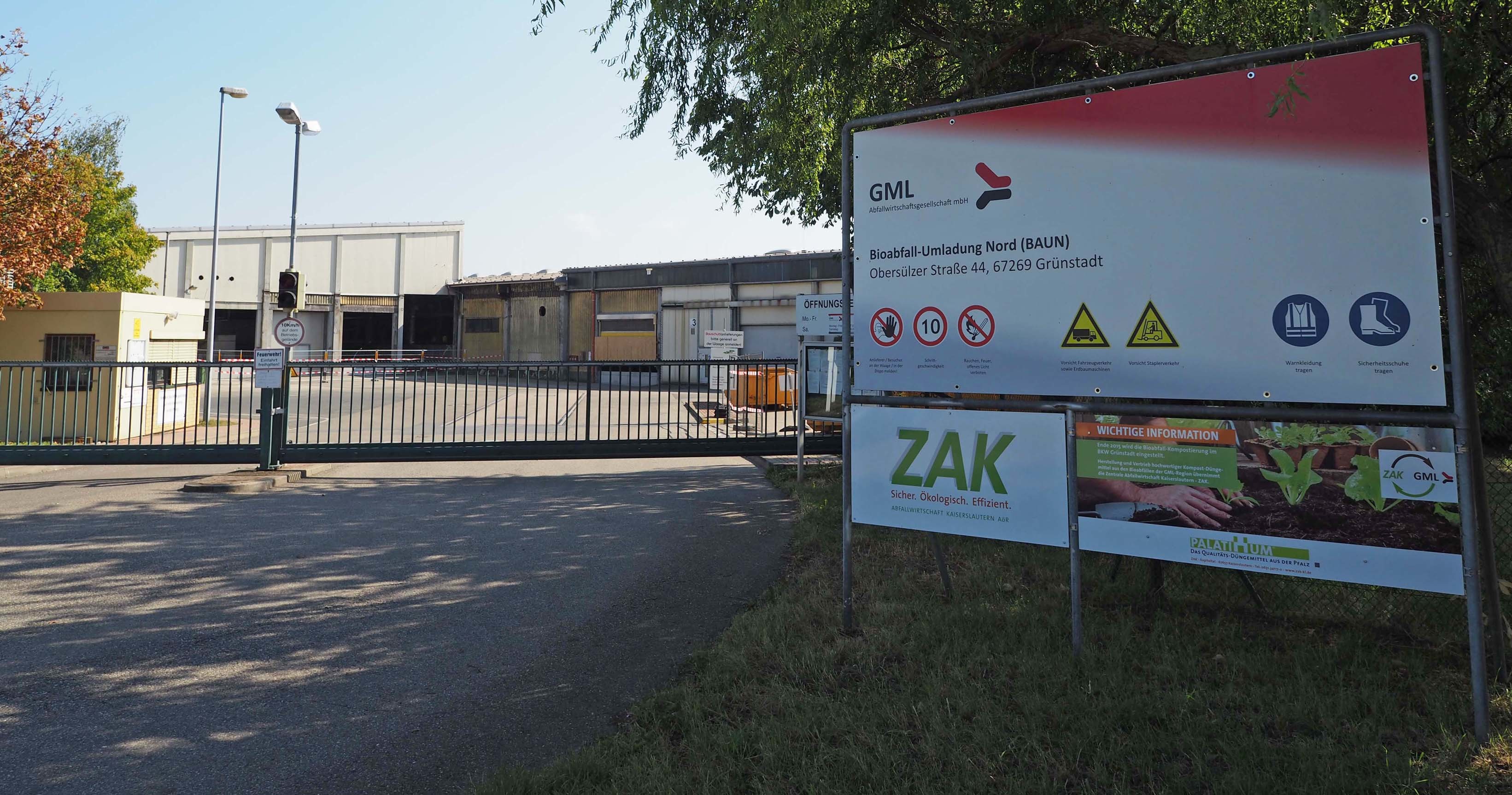 Ab Januar befindet sich der Wertstoffhof auf dem Gelände des ehemaligen Biokompostwerks in der Obersülzer Straße in Grünstadt. Foto: Archiv Link