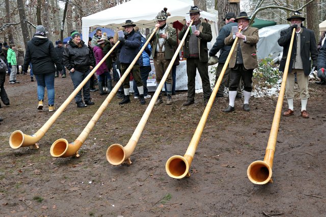 Die Kurpfälzer Alphornbläser | Foto: Brigitte Melder