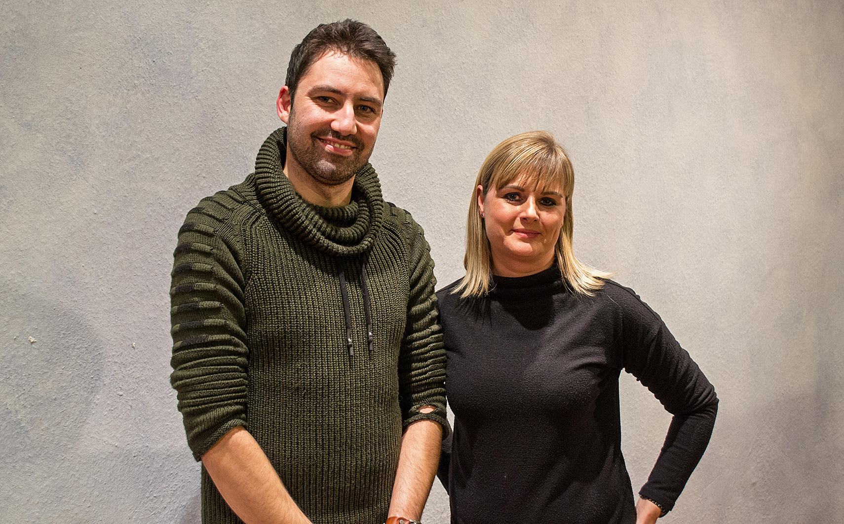 Die neue Doppelspitze der Fördergemeinschaft: Samir Miari und Daniela Weisling Foto: Schäfer