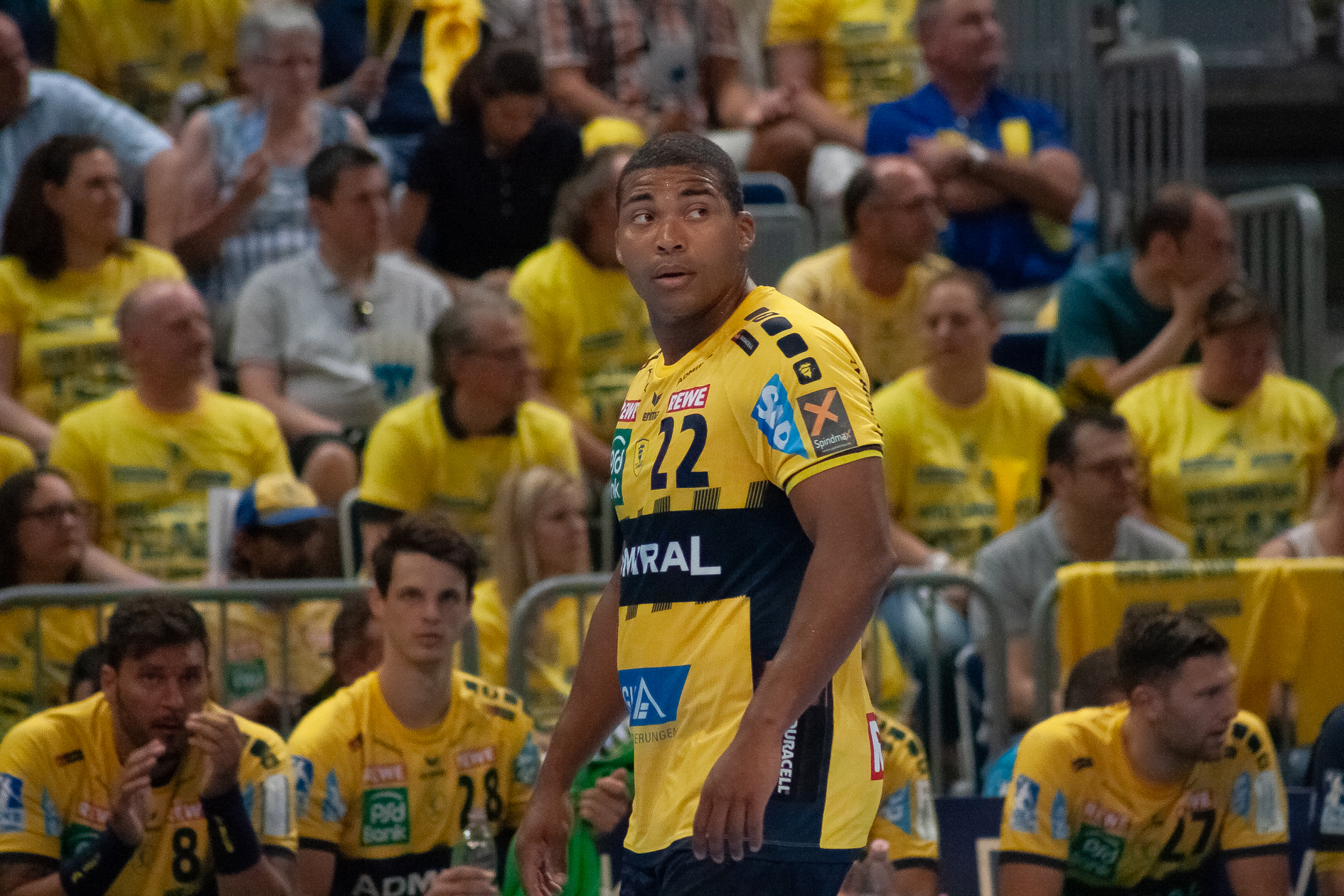 Mads Mensah war mit zehn Treffern bester Löwe