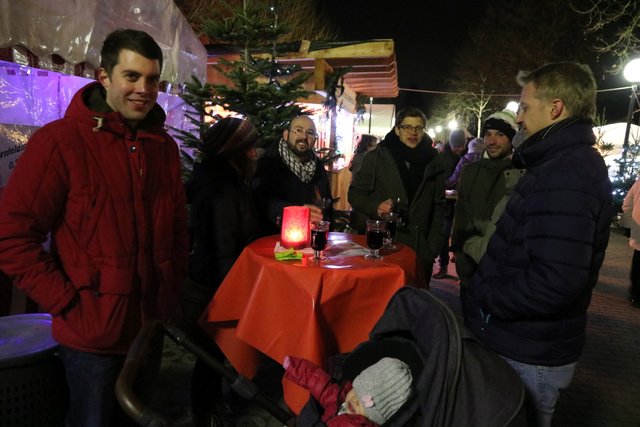 Viel Besucher genossen die gute Stimmung.