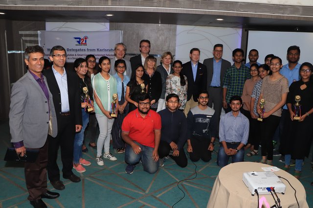 Erfolgreicher Workshop der Karlsruher Delegation mit aussichtsreichen Start-ups in der Innovention Gallery in Nagpur | Foto: Stadt Karlsruhe