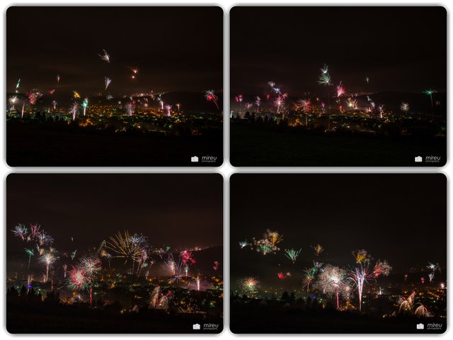 Fotocollage Silvester Feuerwerk 2019 | Foto: Michaela Reuß - MiReu Photography