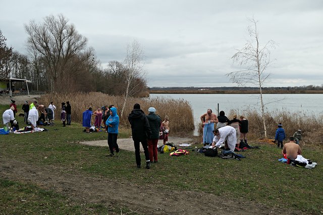 Jetzt aber schnell warm werden | Foto: Brigitte Melder