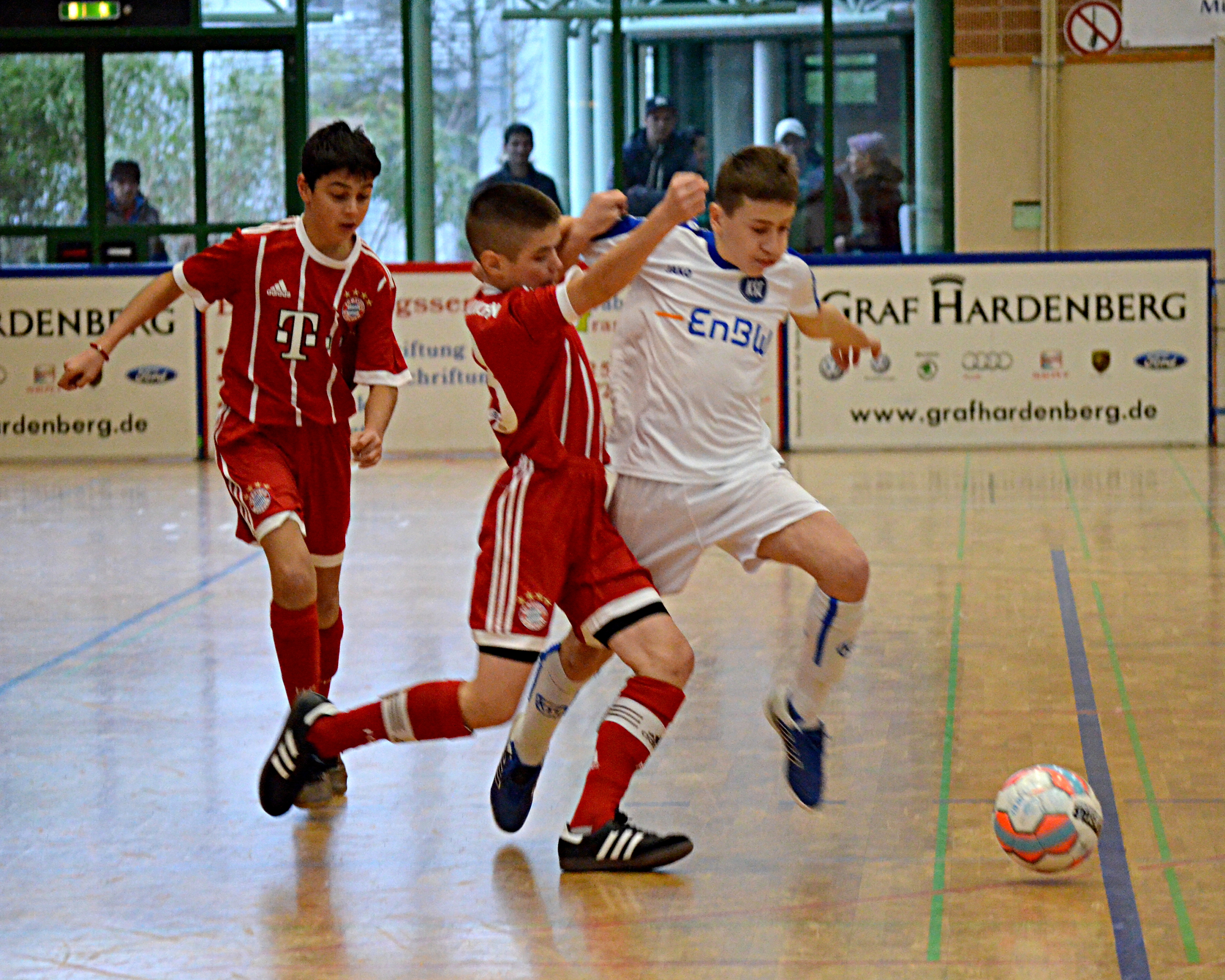 Auch der Karlsruher SC nimmt am U14-Turnier in Graben-Neudorf teil. Foto: SGNN