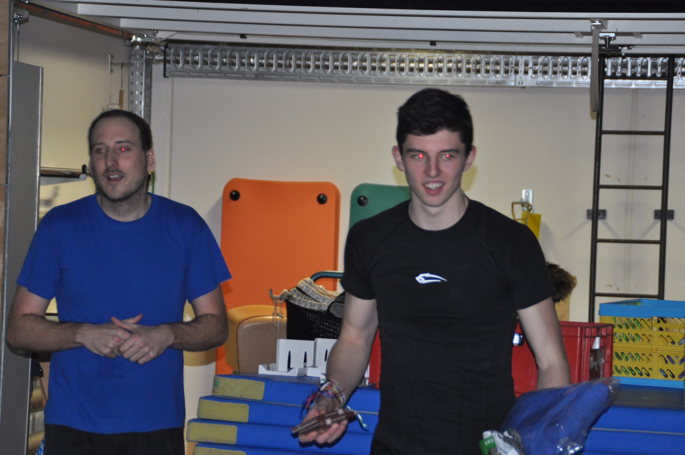 Am Ende gewann Tobias Grehl (rechts) mit 8 von 10 möglichen Siegen (Foto: Alexander Zinser)