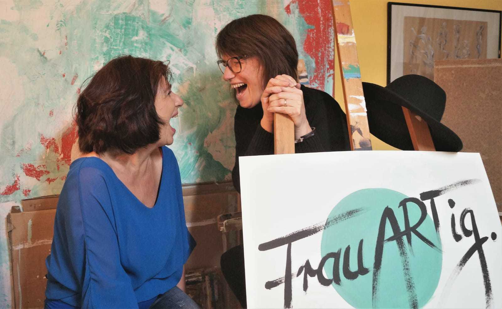 Das Label „FrauARTig“ aus dem Saarland stellt in Bruchmühlbach-Miesau seine Werke aus Foto: PS