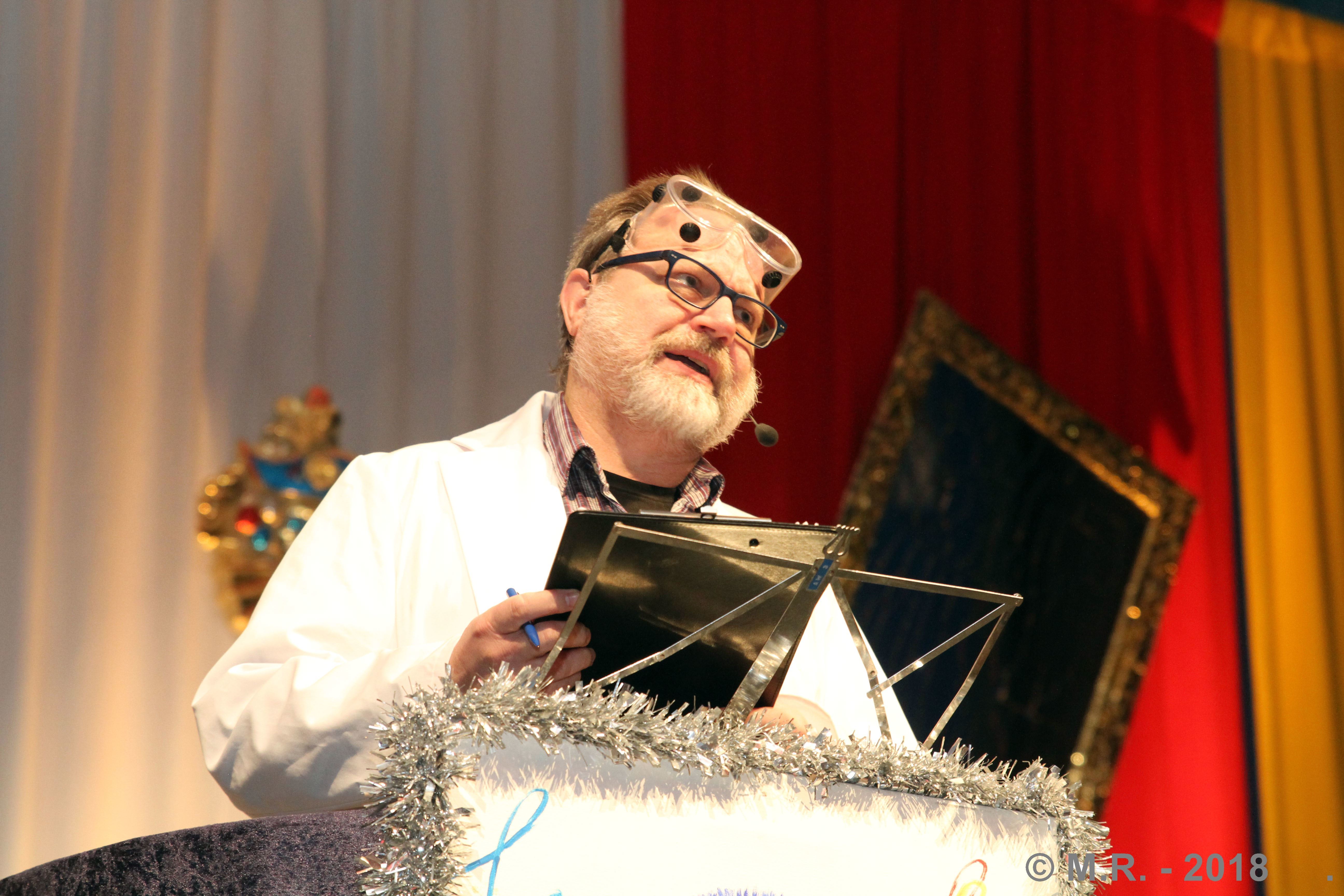 Peter Kuhn in der Bütt.