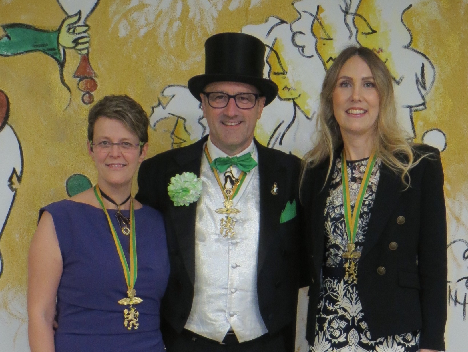Tanja Martin, Michael Mück und Dawina Holzhauser (von links) Foto: Heike Rudolphi