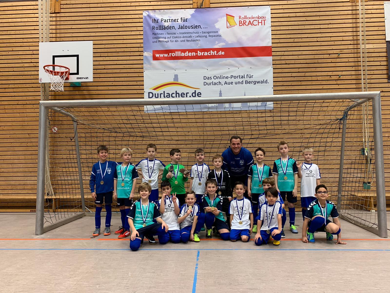 Die F-Jugend des ASV Durlach. Foto: privat