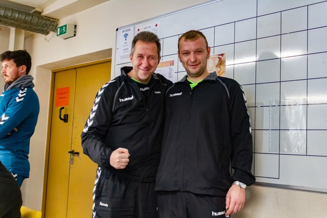 Miroslav Pesko (re.), der neue serbische Top-Spieler