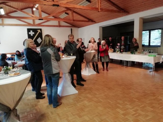 Gute Stimmung beim Neujahrsempfang.