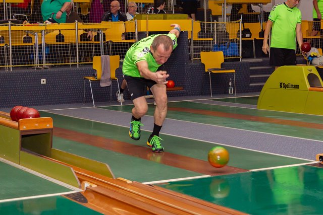 Gerd Wolfring, bester Spieler des Tages mit 1077 Kegel