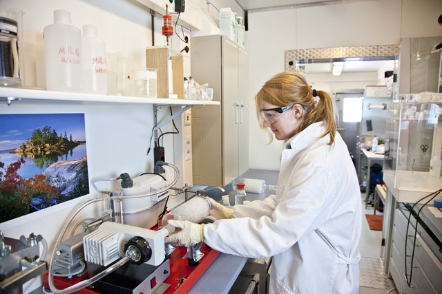 Messungen | Foto: Alfred-Wegener-Institut / Thomas Steuer