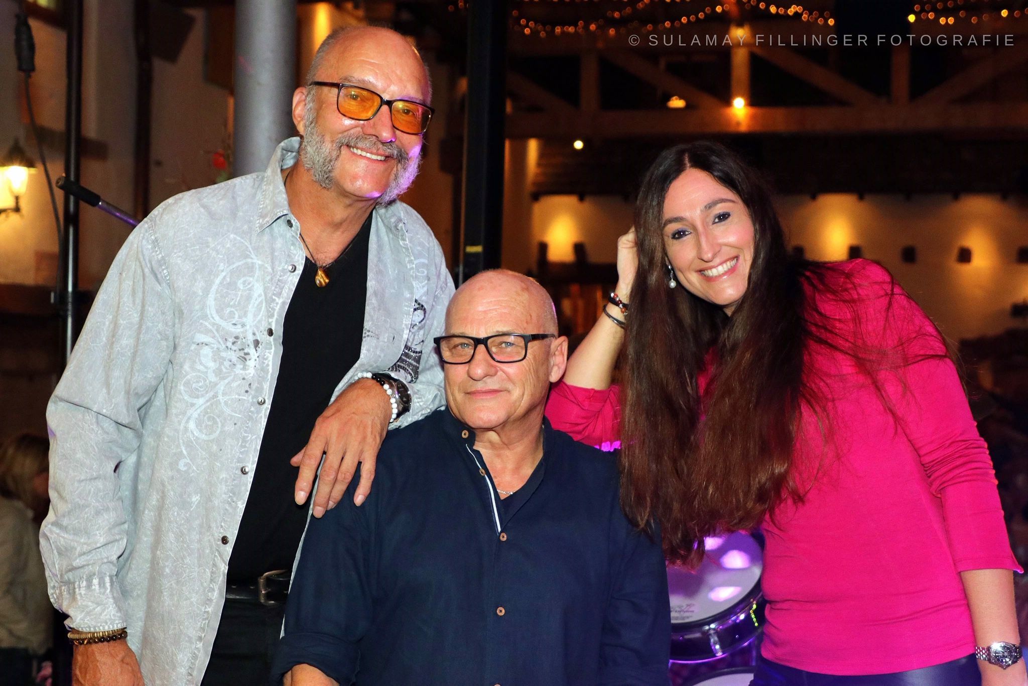 Ein Stimmungsgarant: Die Band "Three Voices".