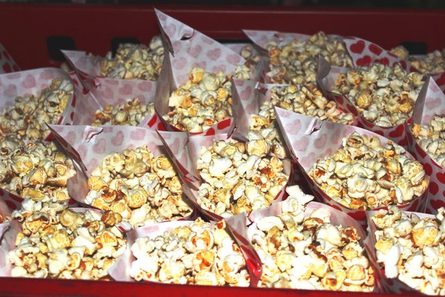 Mit der Eintrittskarte erhielt jeder Ehrenamtliche auch eine kleine Tüte Popcorn gratis (Copyright: DKSB).