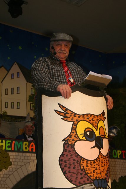 Heinz Wagner, genannt „die Hotzel“, einer unserer tollen Büttenredner