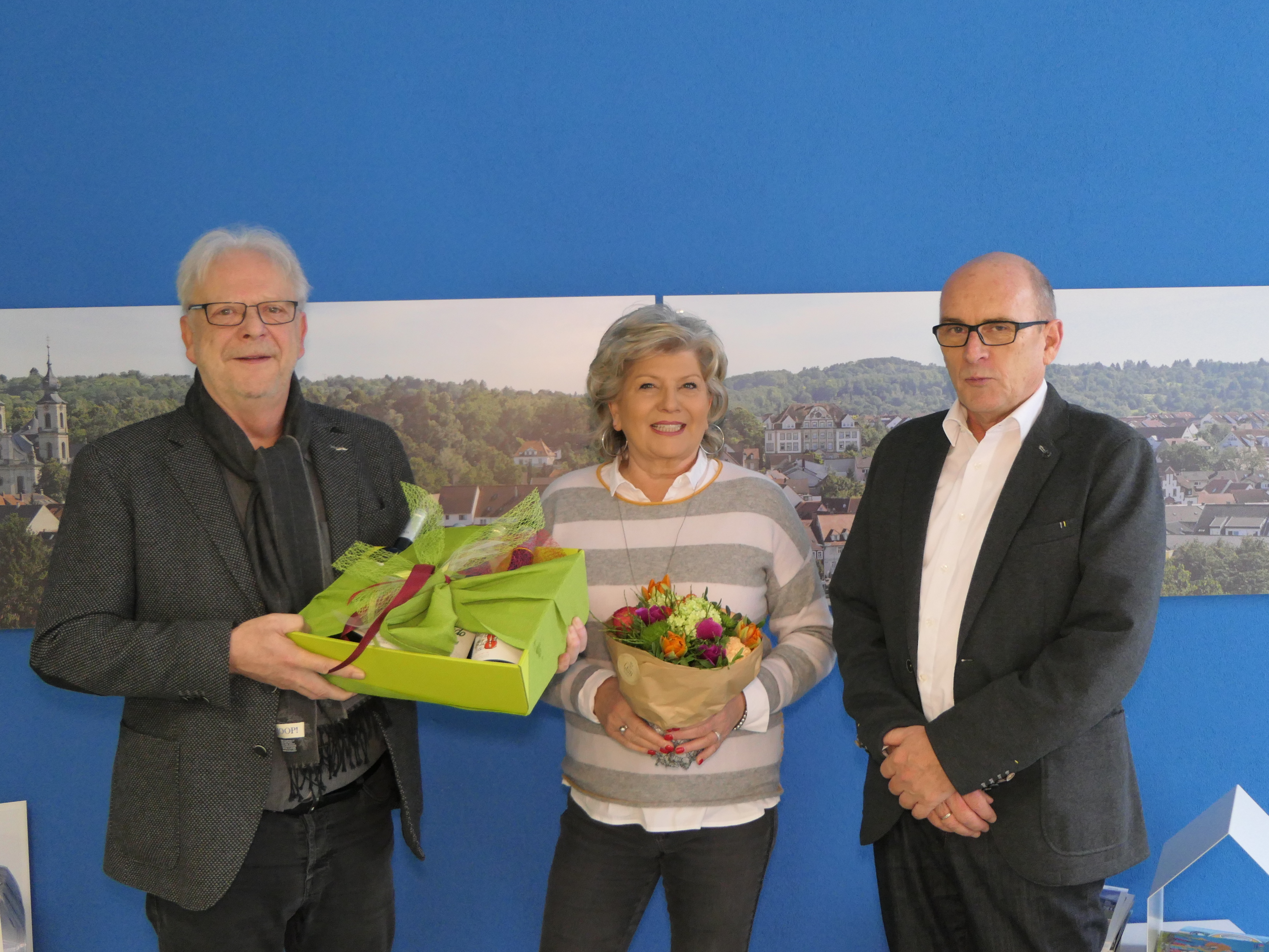 Willi Hillesheim (links) aus Waghäusel ist das 2.000. Mitglied von Haus & Grund Bruchsal-Philippsburg.