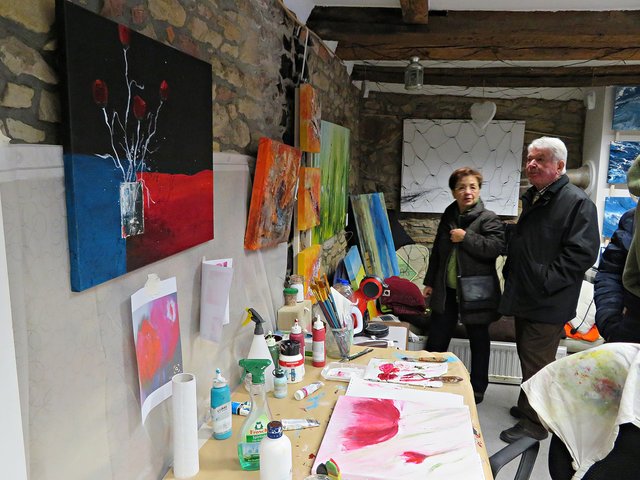 Im ARTelier von Anke Oswald | Foto: Brigitte Melder