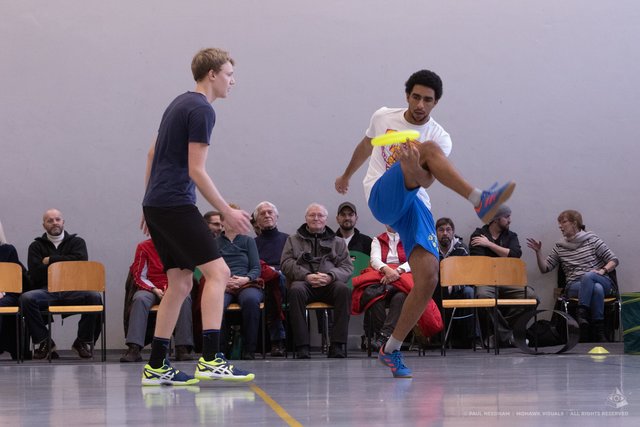 Freestyle Frisbee-Turnier  "In den Hallen 2019" | Foto: Paul Needham