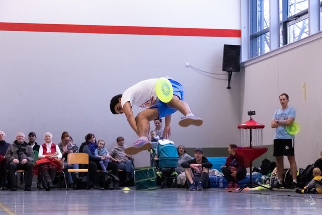 Freestyle Frisbee-Turnier  "In den Hallen 2019" | Foto: Paul Needham