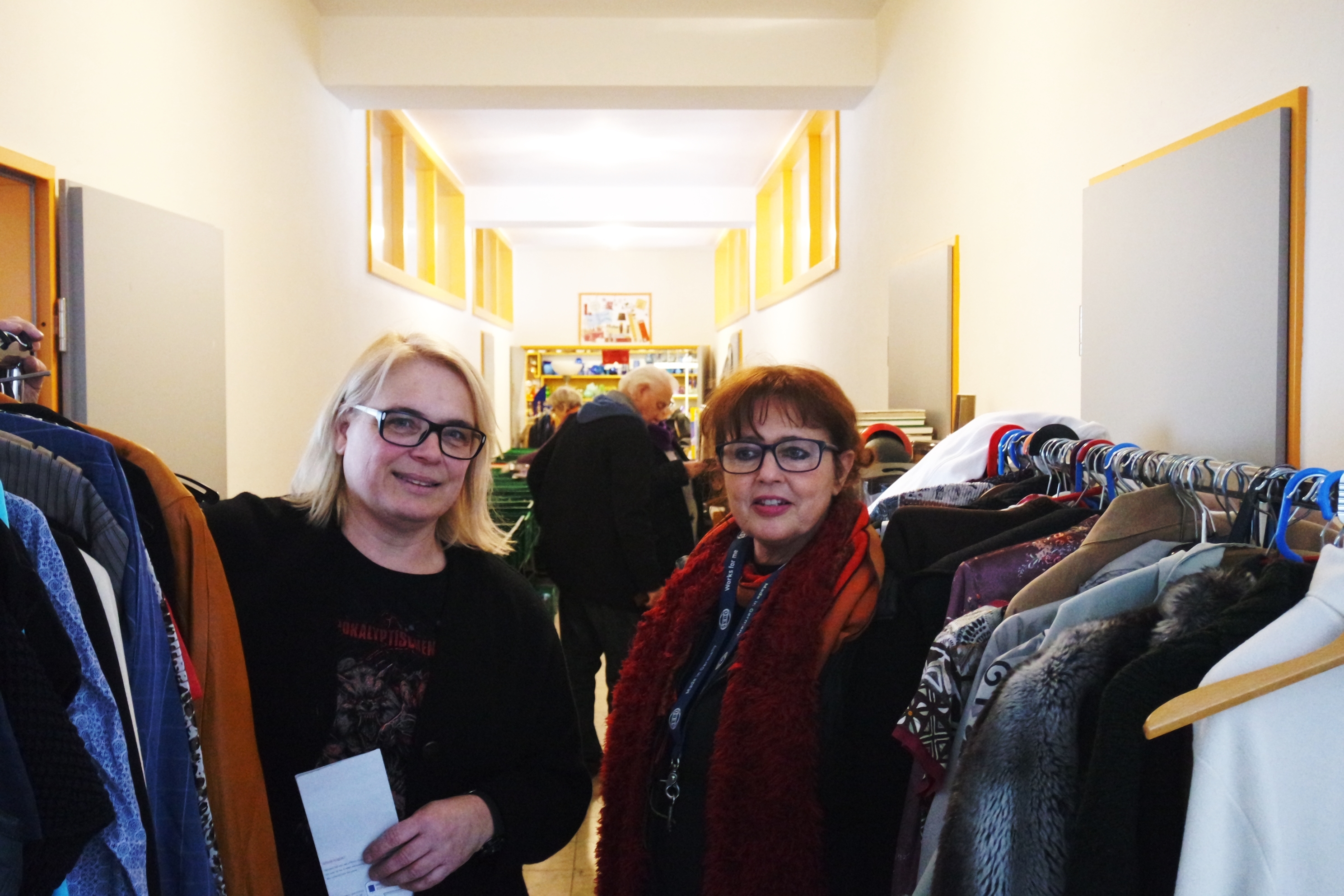 Mit Freude dabei für den guten Zweck: Daniela Imhoff (li.) und Britta Fröbrich.