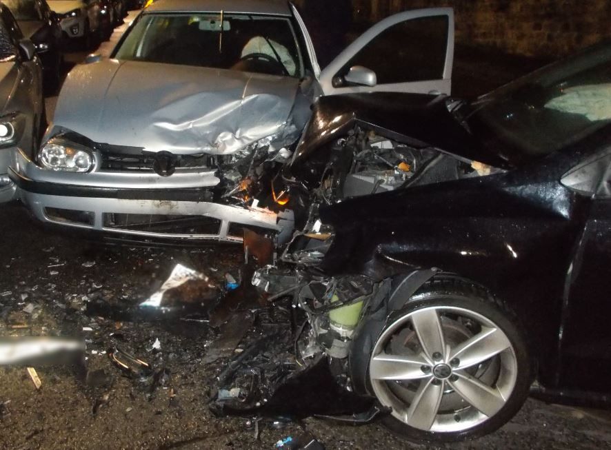 Die Unfallstelle Schillerstraße