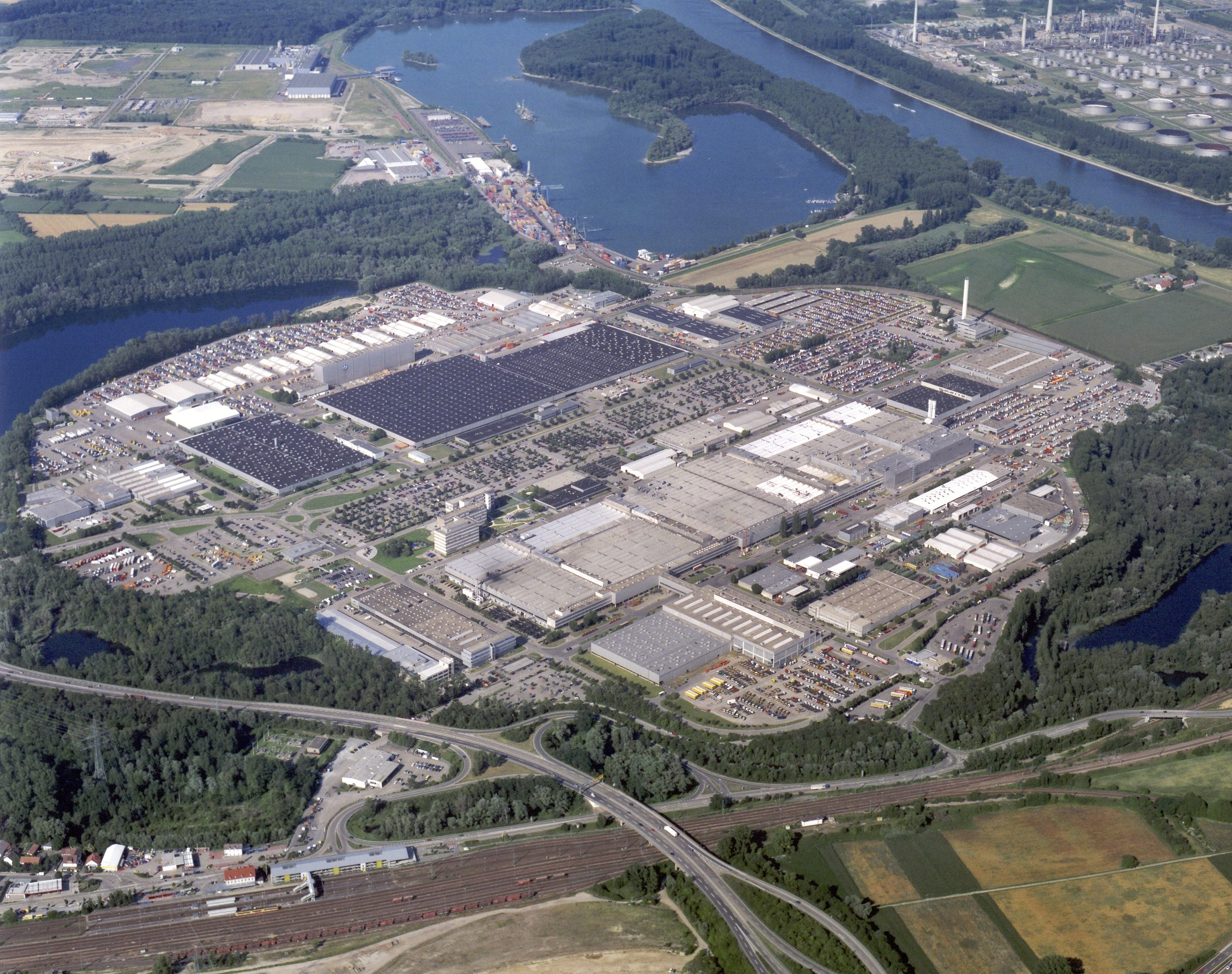 Das Daimler Werk in Wörth.