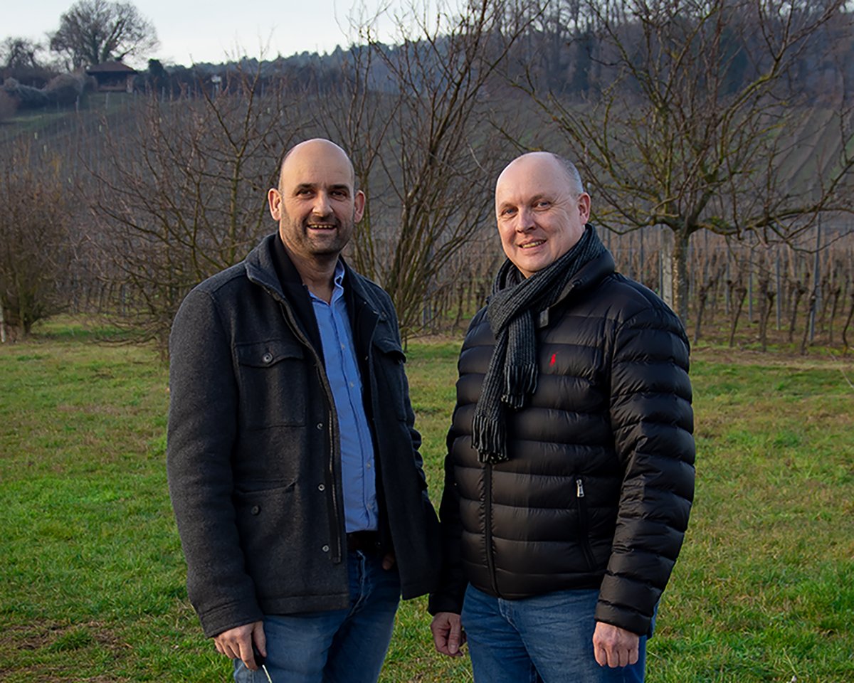 Martin Wichmann (li.), Jürgen Gründer.