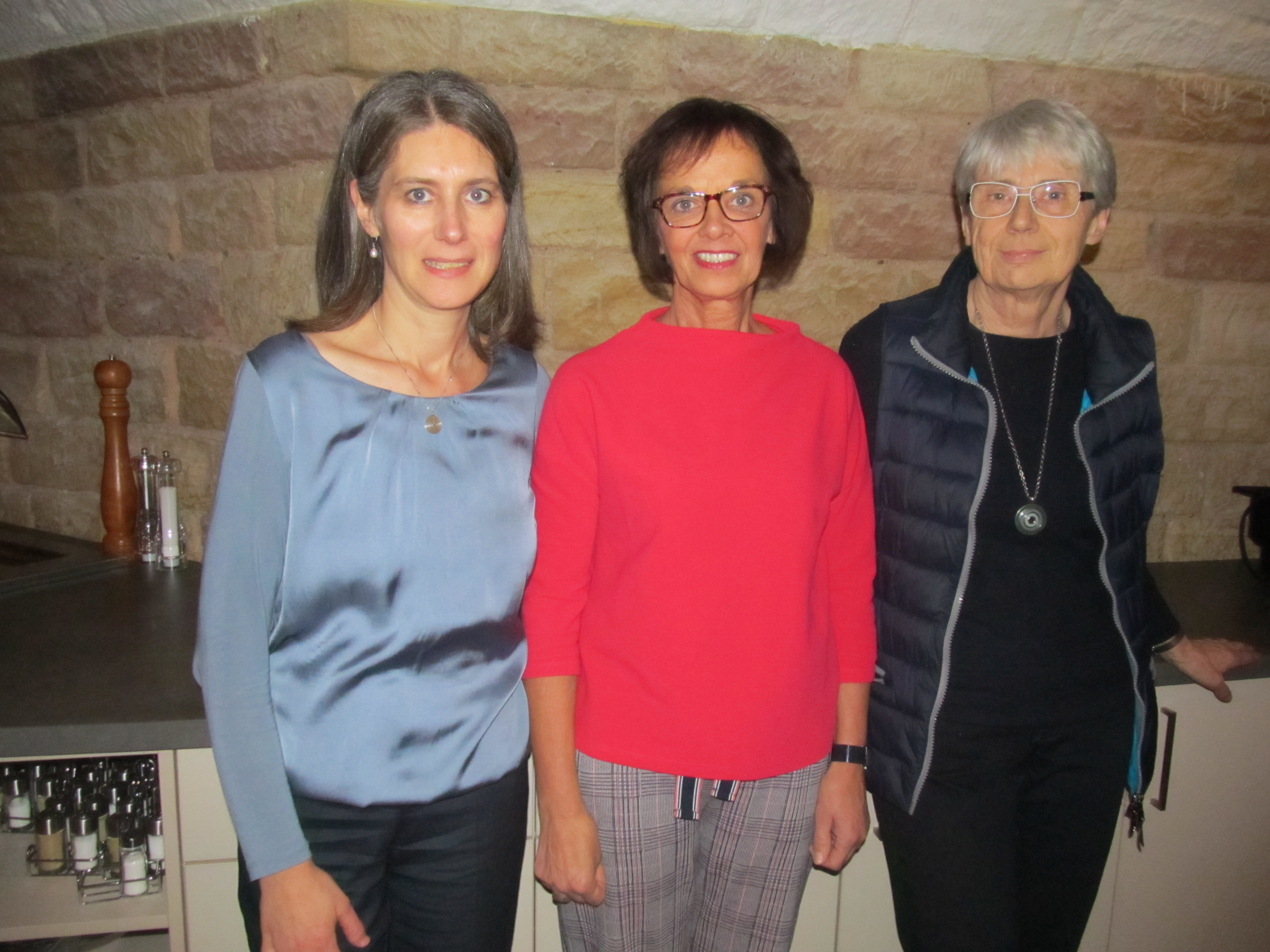 Nicole Julien, Mechthild Junker und Gertrud Wüst. (v.l.n.r.)