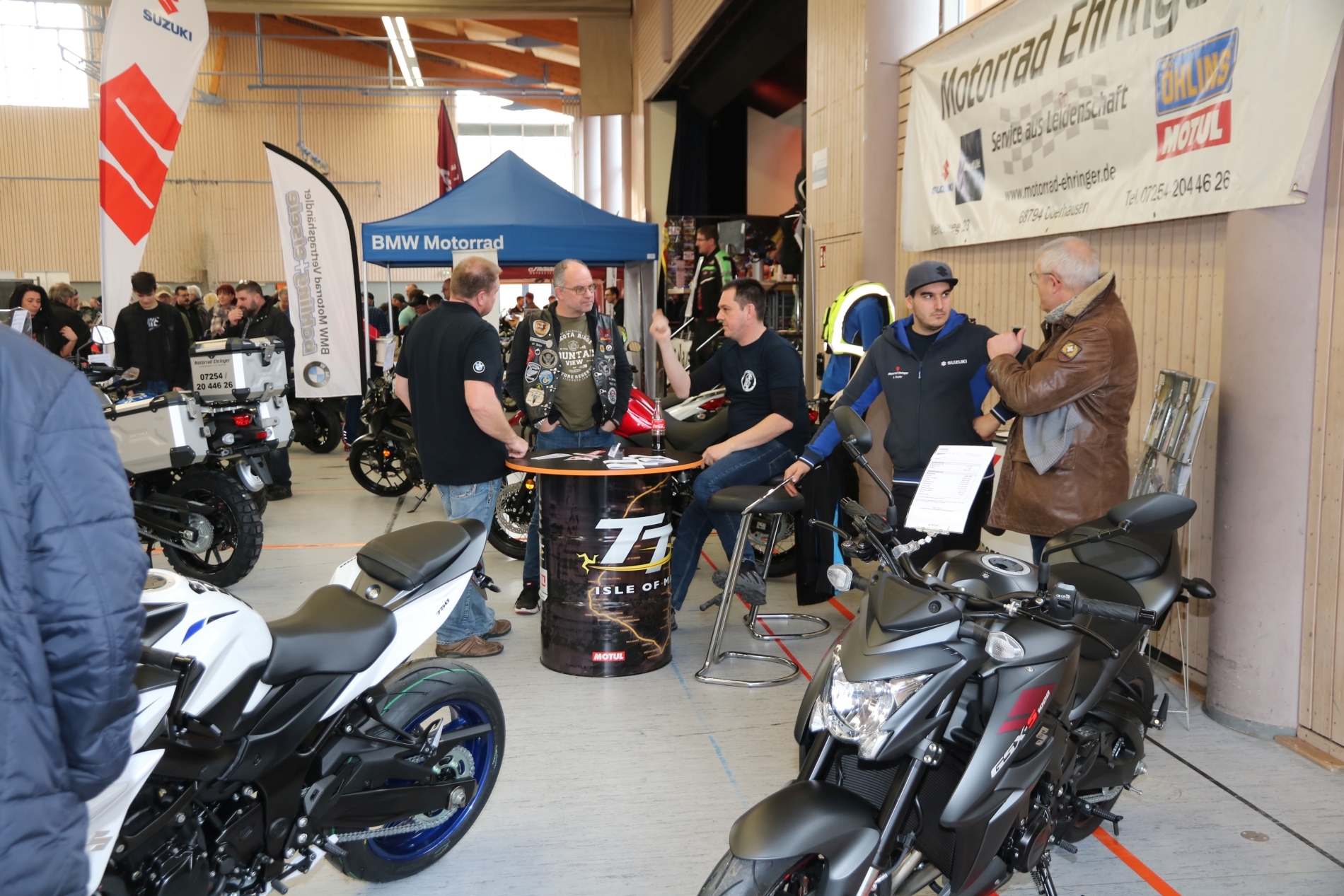 Gute besucht war die Motorradausstellung der Hambrücker Motorradfreunde am vergangenen Wochenende.