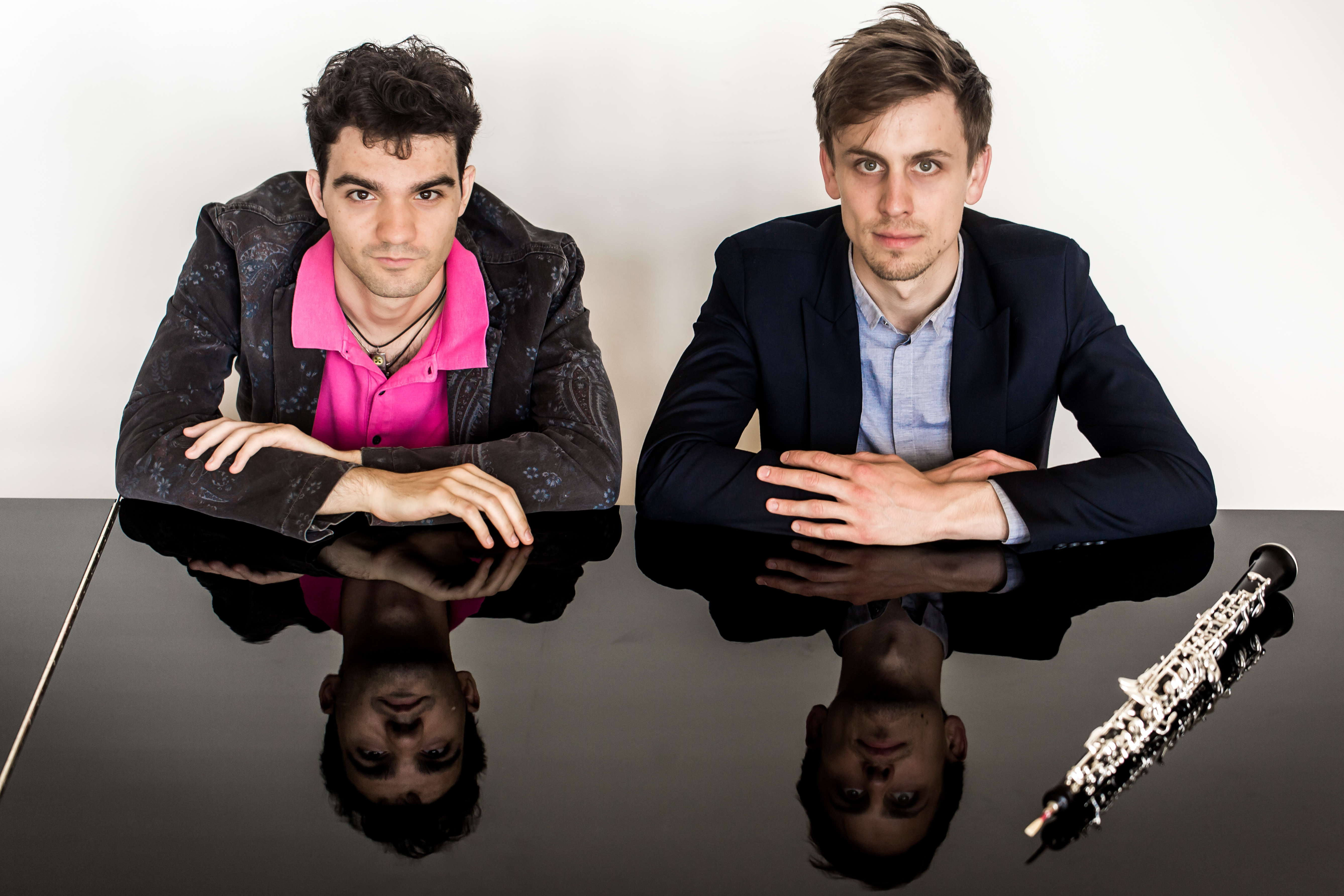Asen Tanchev (Klavier) und Micha Häußermann (Oboe).