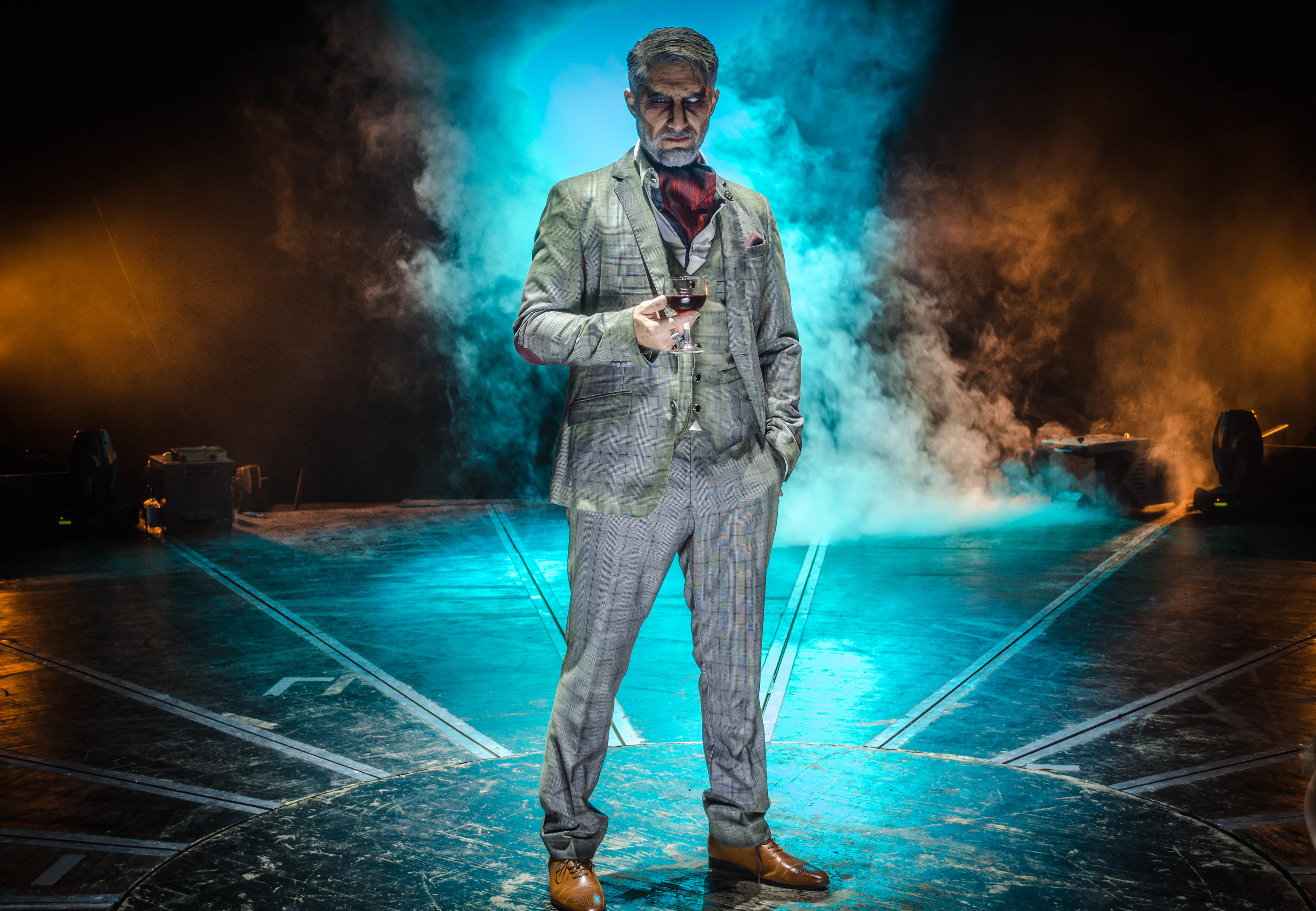 Der Zirkus des Horrors gastiert mit seiner neuen Show „Asylum – Das Irrenhaus“ auf dem neuen Messplatz in Mannheim.