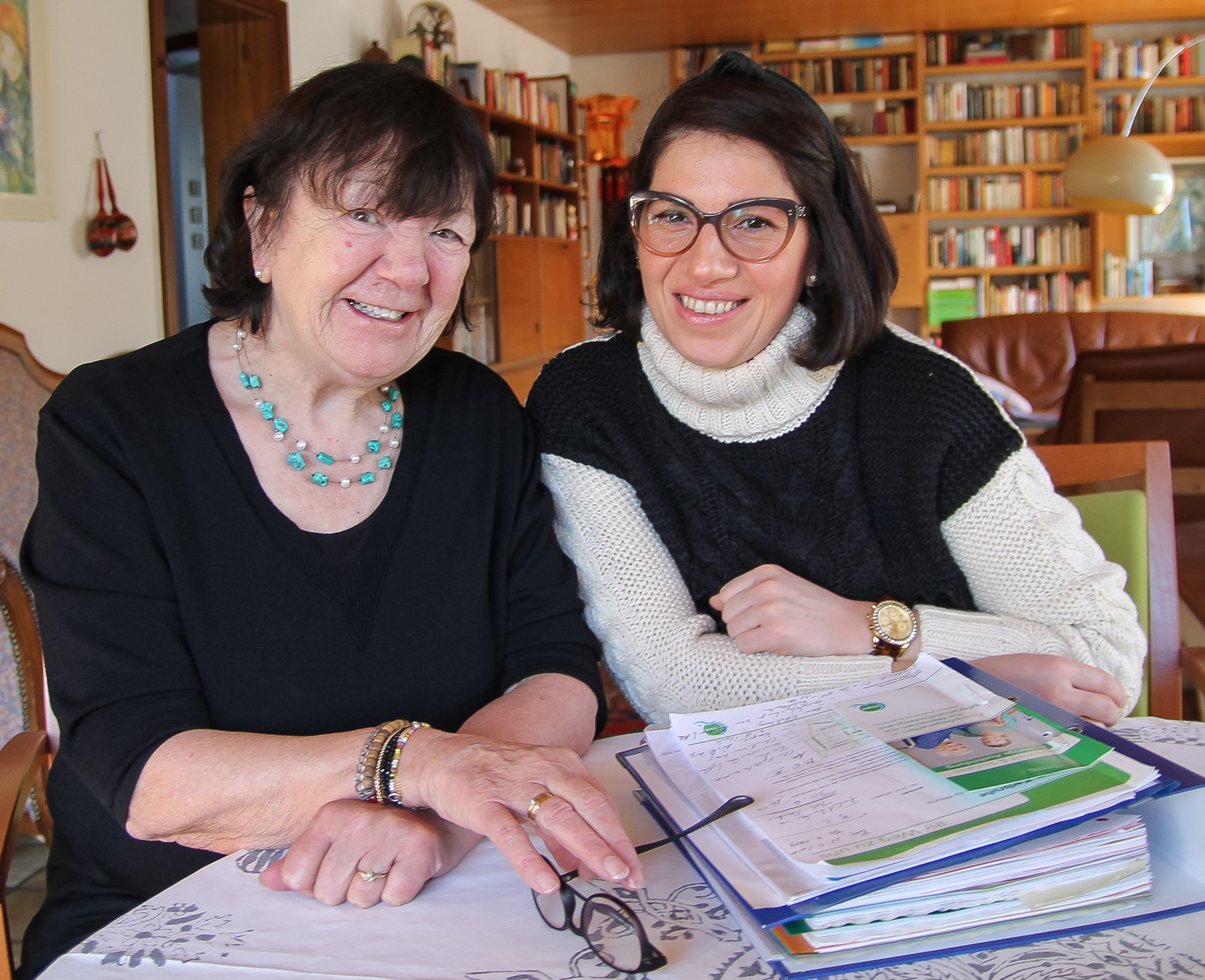 Martha Grosskopf und Shorena Sajaia sind ein gutes Team.