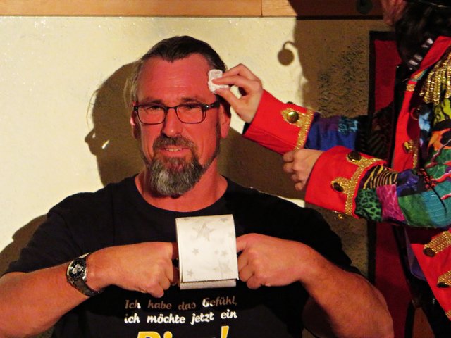 Aus dem Publikum gefischt, ein Saarländer | Foto: Brigitte Melder