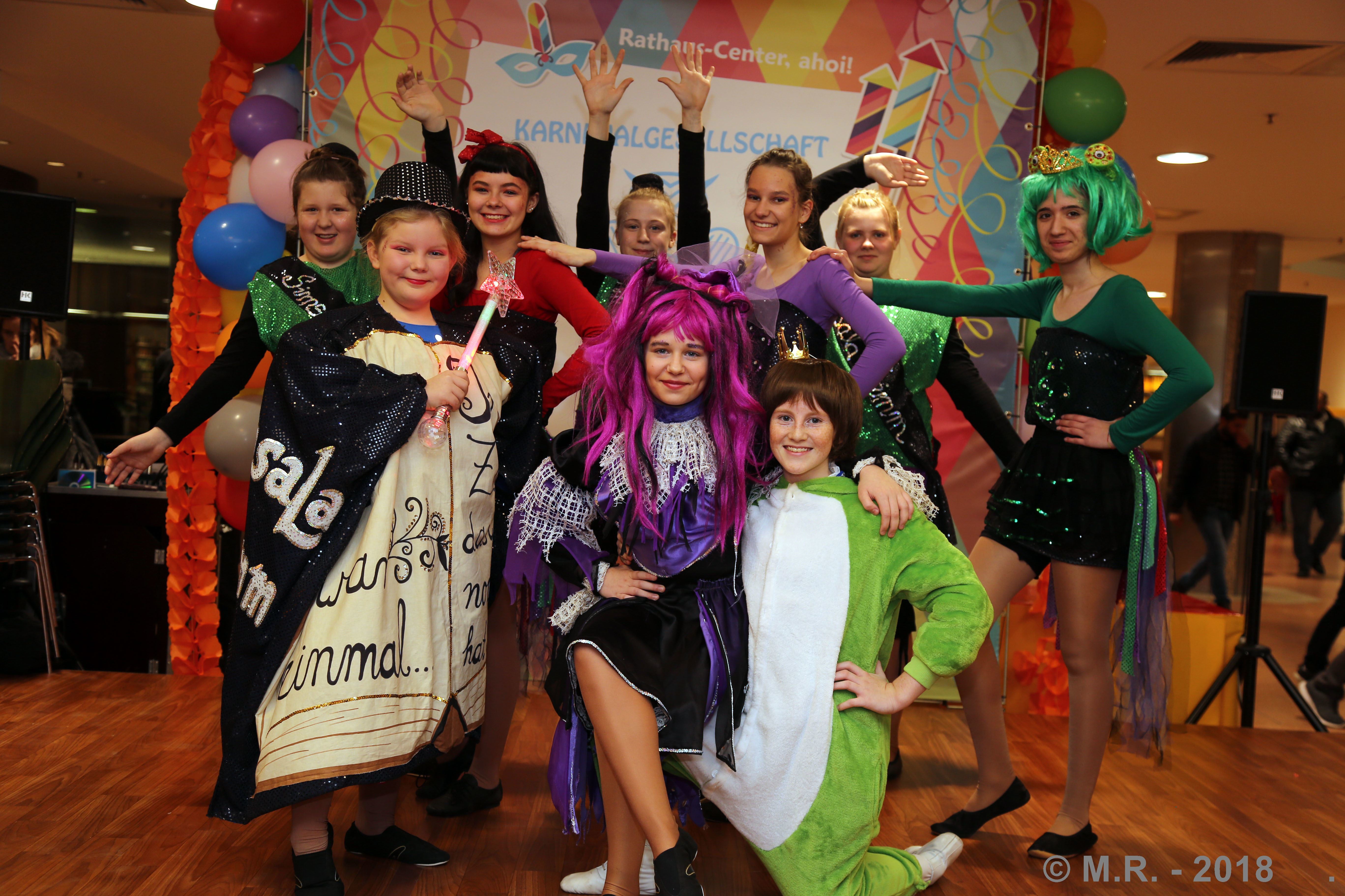 Die Woche vor Fasnacht wird es wieder bunt im Rathaus-Center. Foto: KG Eule