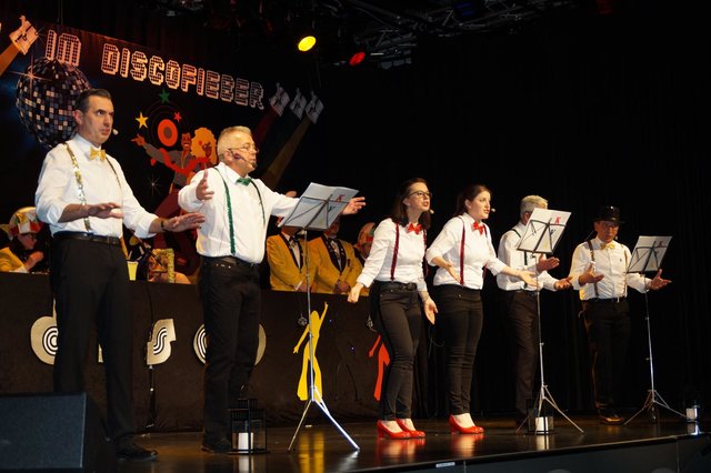  Stimmgewaltige Politik: die „Stallleuchten“ - ein Highlight der Prunksitzung. | Foto: Franck