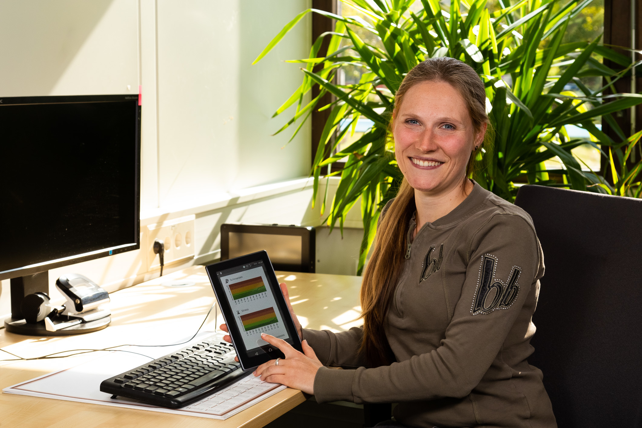 Das Team um Dr. Corinna Faust-Christmann hat die Stress-App entwickelt Foto: AG wearHEALTH / ps