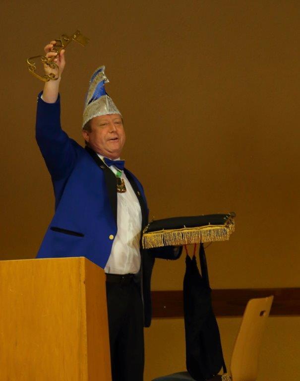 Der scheidende Präsident Klaus-Peter Allmann.