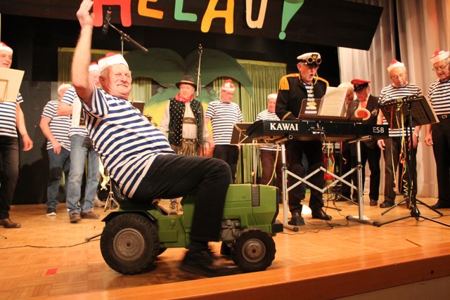 Sepp Oswald beim Auftritt des MGV Concordia | Foto: A.Nachtigal
