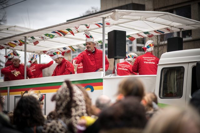 Der Karnevalverein Club der Gemütlichen Viernheim in Aktion. | Foto: Gaier