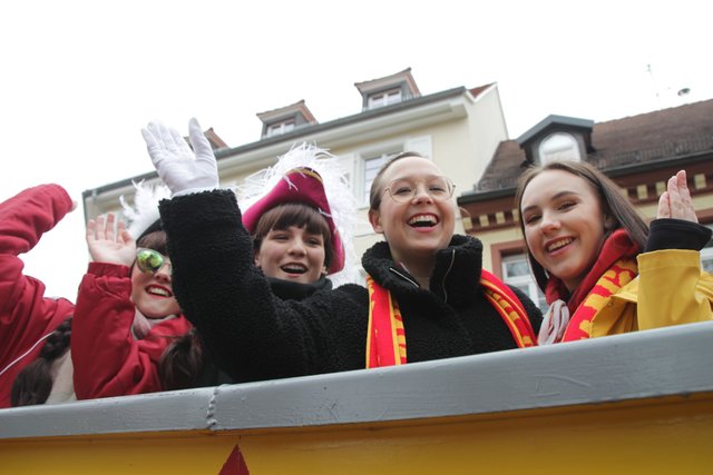 Grüßen vom Wagen der GroKaGe | Foto: jow