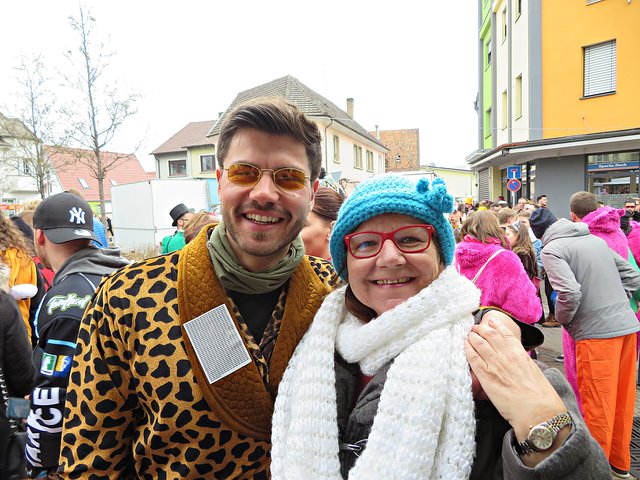 Lustig war's mit diesem jungen gut gekleideten Mann | Foto: Brigitte Melder