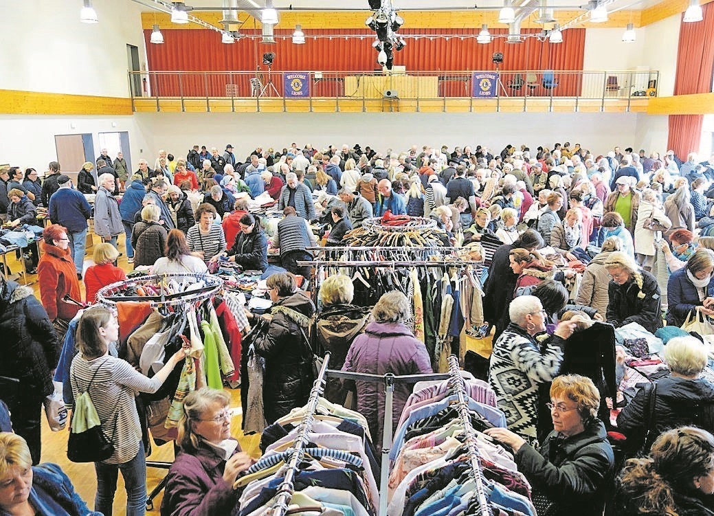 Beim Basar des Lions Club Wörth-Kandel herrscht immer reger Andrang.